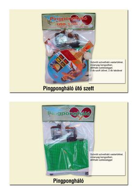 Pingpong háló vassal 12