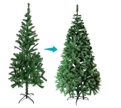 Nordmann műfenyő fém talppal, 120 cm 