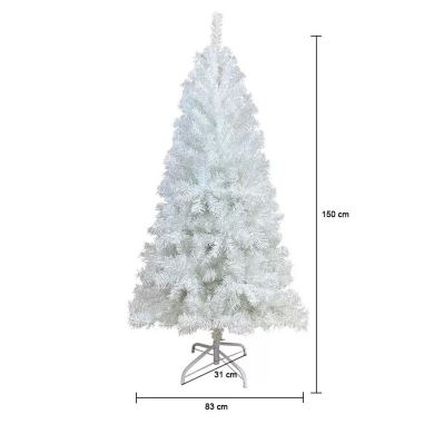 Fehér műfenyő 150 cm